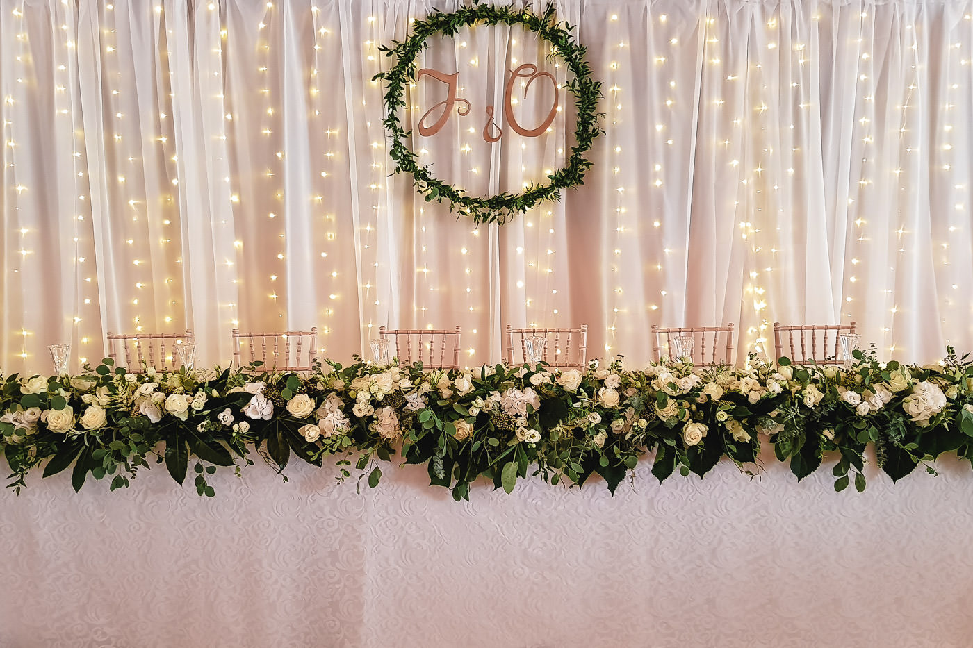 Susan&Sis decor svadobna vyzdoba – dekorovanie- white&green, greenery svadobna vyzdoba, bielo zelena svadba,